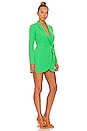 view 2 of 3 Halley Blazer Wrap Dress in Green