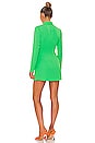 view 3 of 3 Halley Blazer Wrap Dress in Green