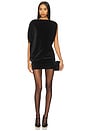 view 1 of 4 Annmarie Velvet Mini Dress in Black
