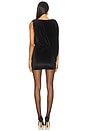 view 4 of 4 Annmarie Velvet Mini Dress in Black