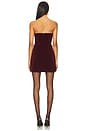 view 3 of 3 Gionna Mini Dress in Oxblood
