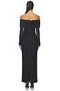 view 3 of 3 Annabelle Off Shoulder Maxi in Black