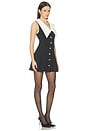 view 2 of 3 Jordan Mini Dress in Black & White