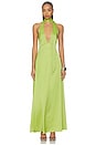 view 1 of 3 Dolana Maxi Dress in Chartreuse