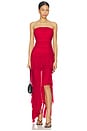 view 1 of 3 Lillian Strapless Dress in Red