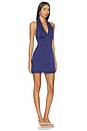 view 2 of 3 VESTIDO KESHA in Navy Polka Dot