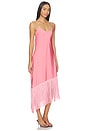 view 2 of 5 Natalina Fringe Midi Dress in Pink