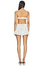 view 3 of 3 ENSEMBLE JUPE MANDY in White & Black Dot