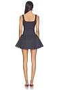 view 3 of 4 Belina Mini Dress in Black & White Dot