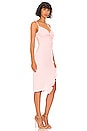 view 2 of 3 Natasha Ruffle Midi Dress in Pink
