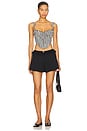 view 5 of 6 Katherine Ruffle Short in Black