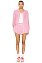 view 5 of 6 Shirlie Short in Pink Stripe
