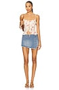 view 5 of 6 Siena Tie Skort in Light Blue Wash