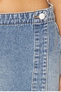 view 6 of 6 Siena Tie Skort in Light Blue Wash