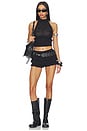 view 5 of 6 emila short in Black