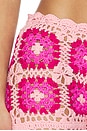 view 6 of 6 Athena Crochet Short in Pink Multi