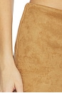 view 6 of 6 Meliya Faux Suede Skort in Tan