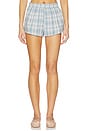 view 1 of 6 THATCHER ショートパンツ in Blue Plaid