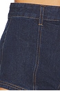 view 6 of 6 Eleshia Denim Short in Blue Denim