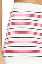 view 6 of 6 Tameka Knit Short in Red & Navy Stripe