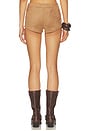 view 4 of 6 Graysen Faux Suede Short in Tan