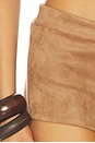 view 6 of 6 Graysen Faux Suede Short in Tan