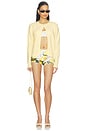 view 5 of 6 Roisin Micro Short in White Lemon