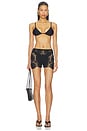 view 5 of 6 Larissa Crochet Short in Black