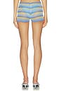 view 4 of 6 Anele Crochet Short in Blue Stripe
