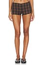 view 1 of 6 Audriena Short in Plaid Multi