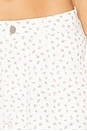 view 6 of 6 Brya Floral Jean in White Floral