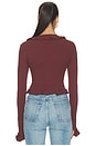 view 4 of 4 Renee Cardigan Top in Brown