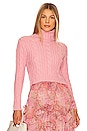 view 1 of 4 Gabbi Crop Sweater in Pink