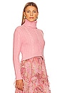 view 2 of 4 Gabbi Crop Sweater in Pink