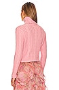 view 3 of 4 Gabbi Crop Sweater in Pink