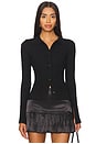 view 1 of 4 Bandy Button Front Sweater in Black
