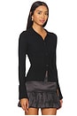 view 2 of 4 Bandy Button Front Sweater in Black