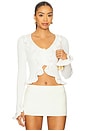 view 1 of 4 Renee Cardigan Top in Ivory