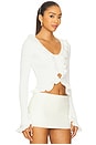 view 2 of 4 Renee Cardigan Top in Ivory
