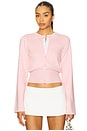view 1 of 4 Lindsey Cardigan in Baby Pink