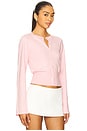 view 2 of 4 Lindsey Cardigan in Baby Pink