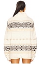 view 3 of 4 Kelsey Fairisle Sweater in Ivory Multi