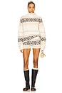 view 4 of 4 Kelsey Fairisle Sweater in Ivory Multi
