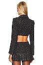 view 3 of 5 Zofia Cropped Blazer in Black