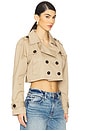 view 2 of 4 Marja Cropped Trench in Beige