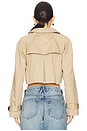 view 3 of 4 Marja Cropped Trench in Beige