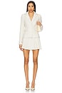 view 4 of 5 Ashtyn Tweed Blazer in Cream Multi