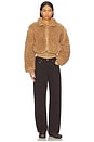 view 4 of 4 Indira Teddy Jacket in Camel