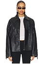 view 2 of 5 Mia Faux Leather Jacket in Black