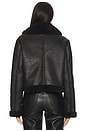 view 3 of 4 Cyrilla Faux Leather Jacket in Black